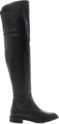 BERTIE - Torrent leather over-the-knee boots | Selfridges.com