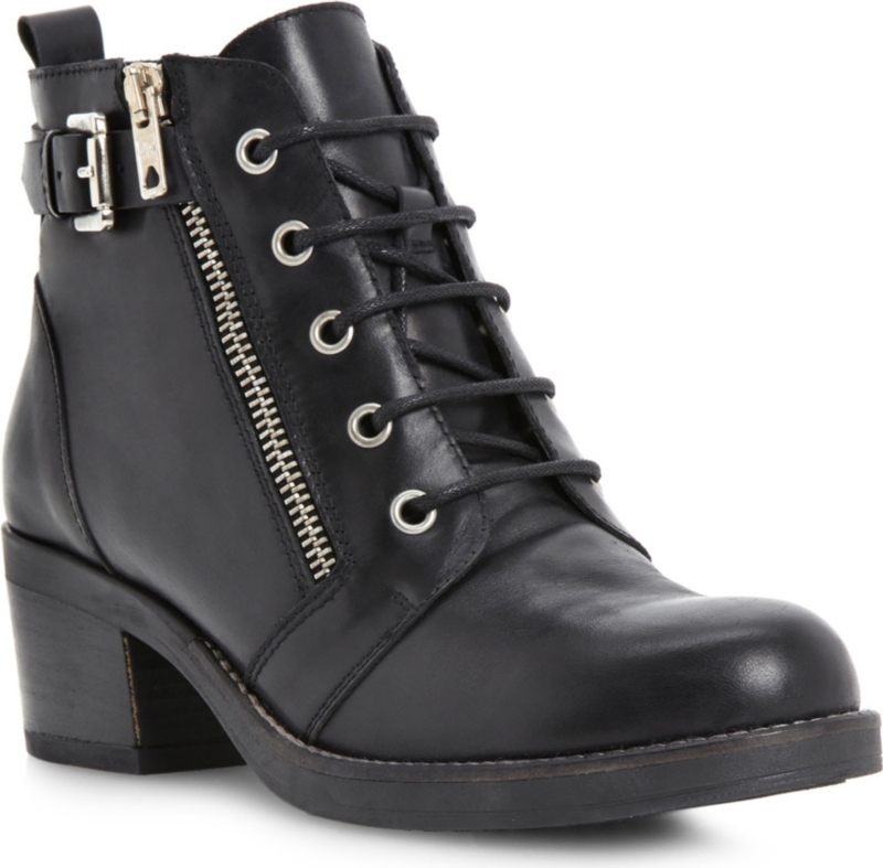 BERTIE   Perdix zip and buckle ankle boots