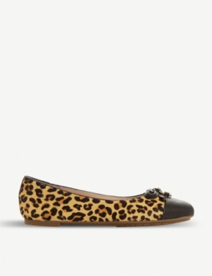 dune leopard print pumps