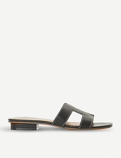DUNE: Loupe leather sandals