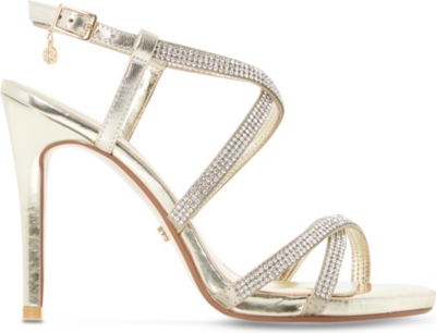 DUNE - Mansionn leather high heeled sandals | Selfridges.com