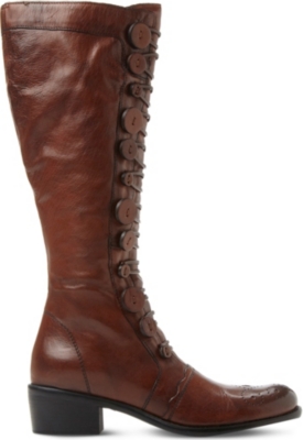 Land van staatsburgerschap Wild Additief DUNE - Pixie d leather knee-high boots | Selfridges.com