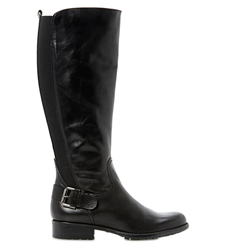 DUNE - Toffee leather riding boots | Selfridges.com