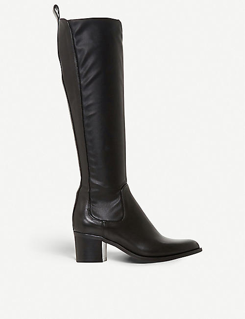 DUNE: Telling leather knee-high boots