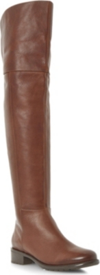 DUNE   Torz over the knee leather boots