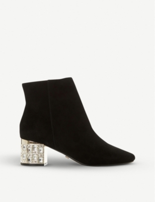 dune black ankle boots