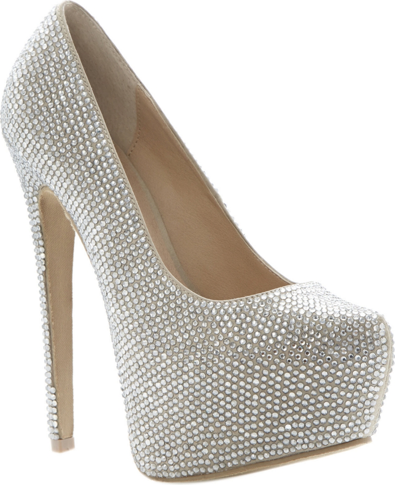 STEVE MADDEN   Dandy rhinestone embellished courts