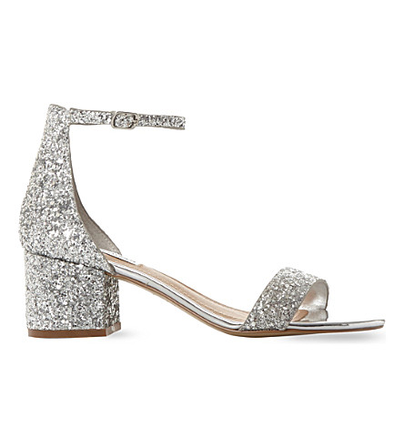STEVE MADDEN - Irenee glitter block heel sandals | Selfridges.com