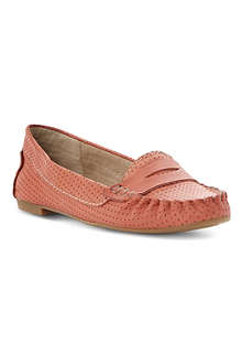 STEVE MADDEN Murphey perforated leather loafers