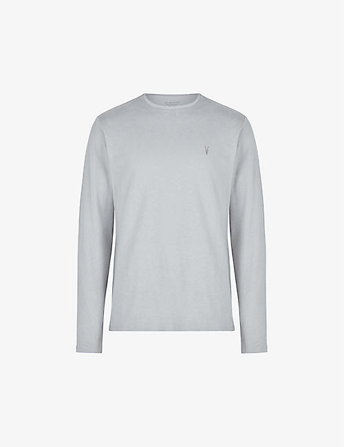 ALLSAINTS: Brace long-sleeved cotton-jersey top