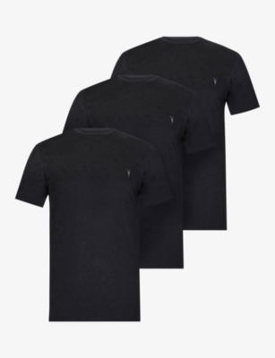 Allsaints Cotton Brace T-shirt In Black