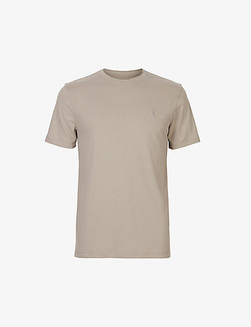 ALLSAINTS: Brace crewneck cotton-jersey T-shirt