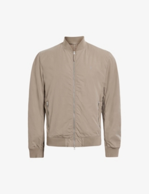 Allsaints Bassett Zipped Cotton-blend Bomber Jacket