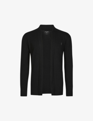 mode merino open cardigan