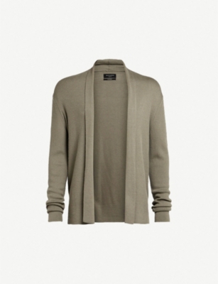 AllSaints MODE OPEN CAR - Cardigan - stone taupe marl/taupe