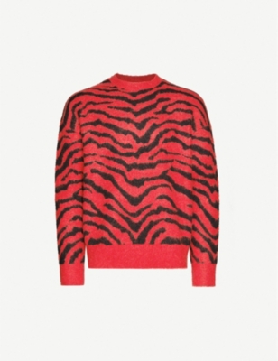 all saints leopard jumper