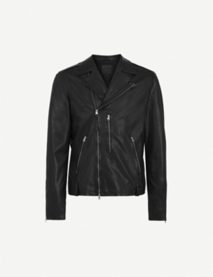 bondi leather biker jacket