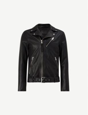 allsaints rigg leather jacket