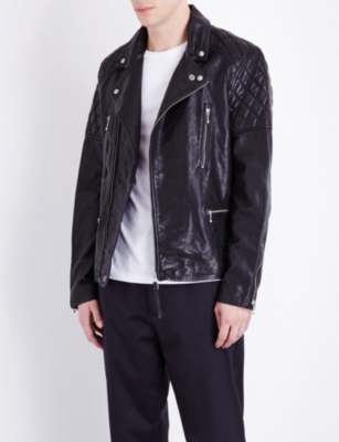 ALLSAINTS - Yuku leather biker jacket | Selfridges.com
