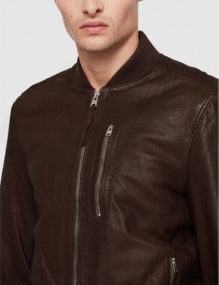 ALLSAINTS KINO LEATHER BOMBER JACKET