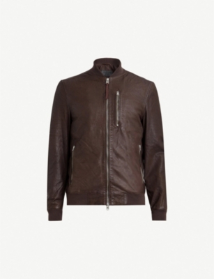ALLSAINTS KINO LEATHER BOMBER JACKET