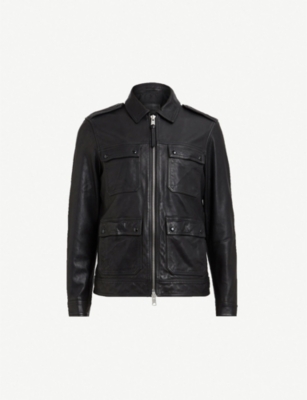 allsaints kage leather jacket