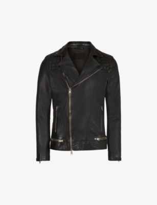 Allsaints Conroy Leather Biker Jacket Selfridges Com