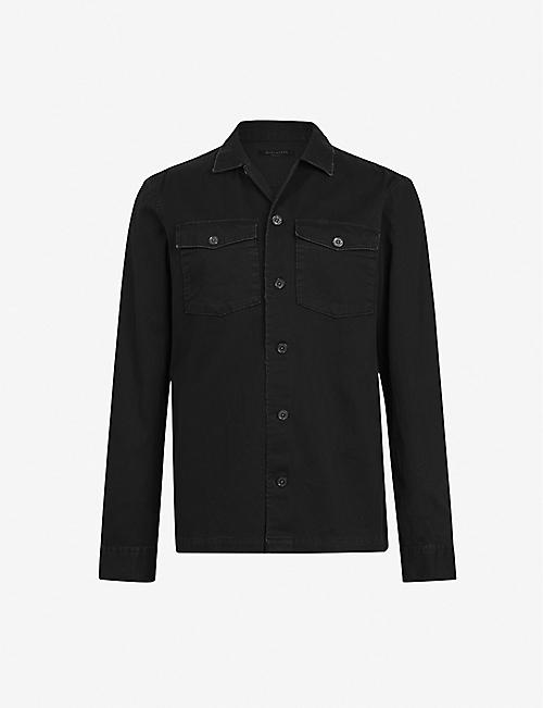 ALLSAINTS: Spotter slim-fit cotton-twill shirt