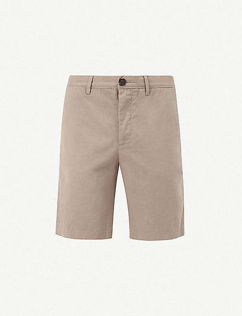 ALLSAINTS: Cobalt cotton chino shorts