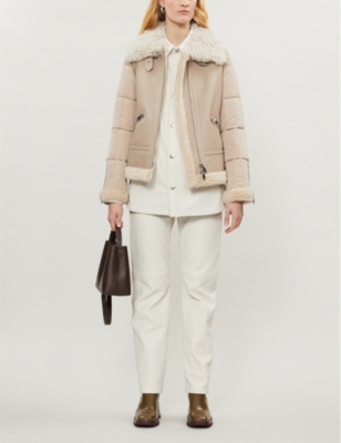 shearling jacket reiss