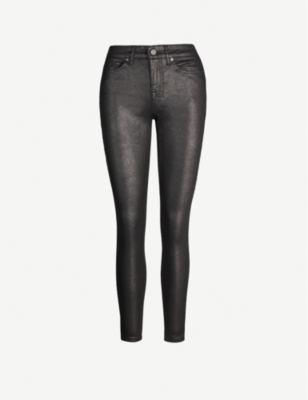 black snake print jeans