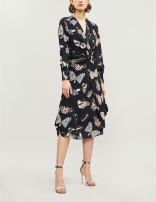 reiss lita butterfly dress