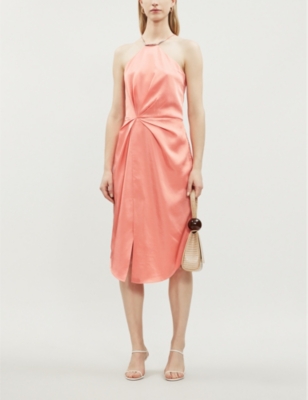 reiss coral dress