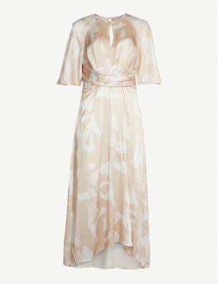 reiss silk dress