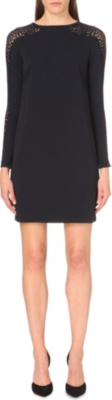 REISS   Caryn lace panel dress