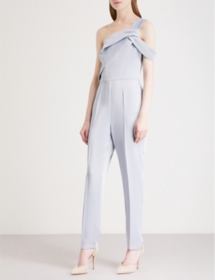 reiss jumpsuit blue