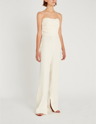 tie front jumpsuit black
