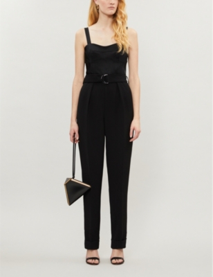 black jumpsuit reiss