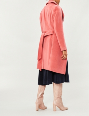 reiss raspberry coat