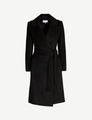 REISS - Faris self-tie wool coat | Selfridges.com