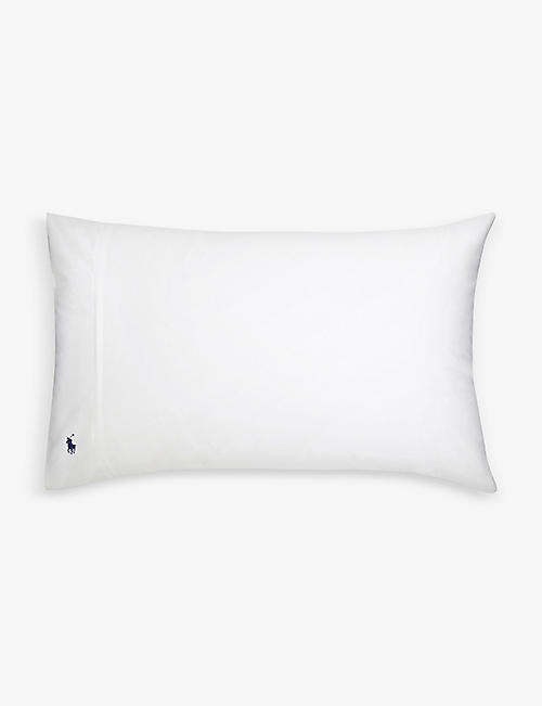 RALPH LAUREN HOME: Player king-size cotton pillowcase set of two 50cm x 90cm