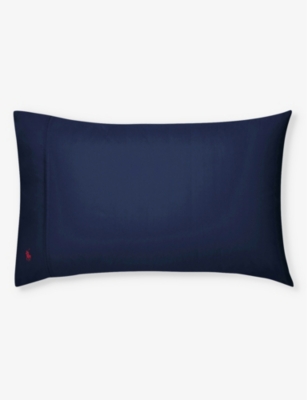Ralph Lauren Navy Player Standard Pillowcase Standard