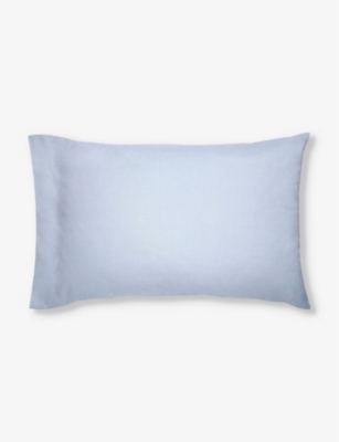Shop Ralph Lauren Home Blue Oxford Striped Cotton Pillowcase Set Of Two 51cm X 76cm