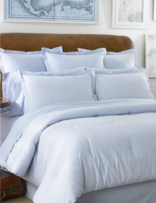 Polo Ralph Lauren Blue Oxford Square Pillow Case Square In Blue