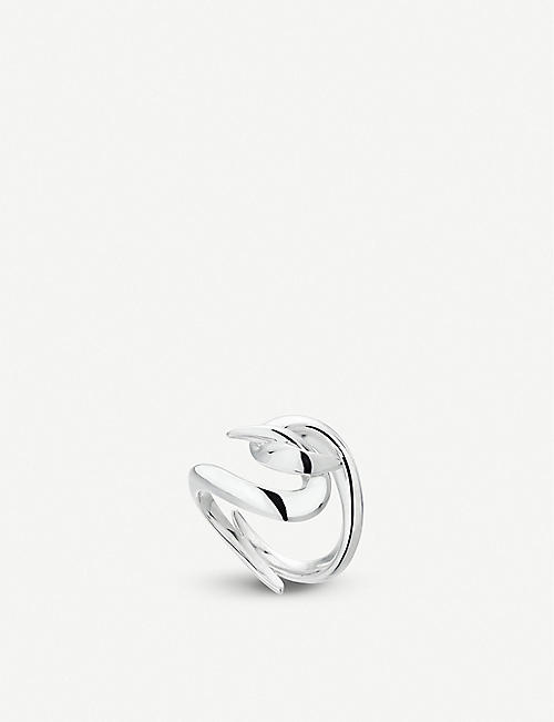 SHAUN LEANE: Hook sterling silver ring
