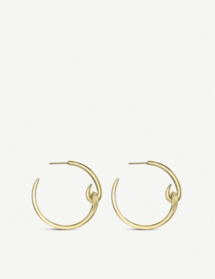 Shaun Leane Hook Yellow-gold Vermeil Small Hoop Earrings In Yellow Gold Vermeil