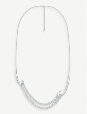 SHAUN LEANE: Multi-hook sterling silver necklace
