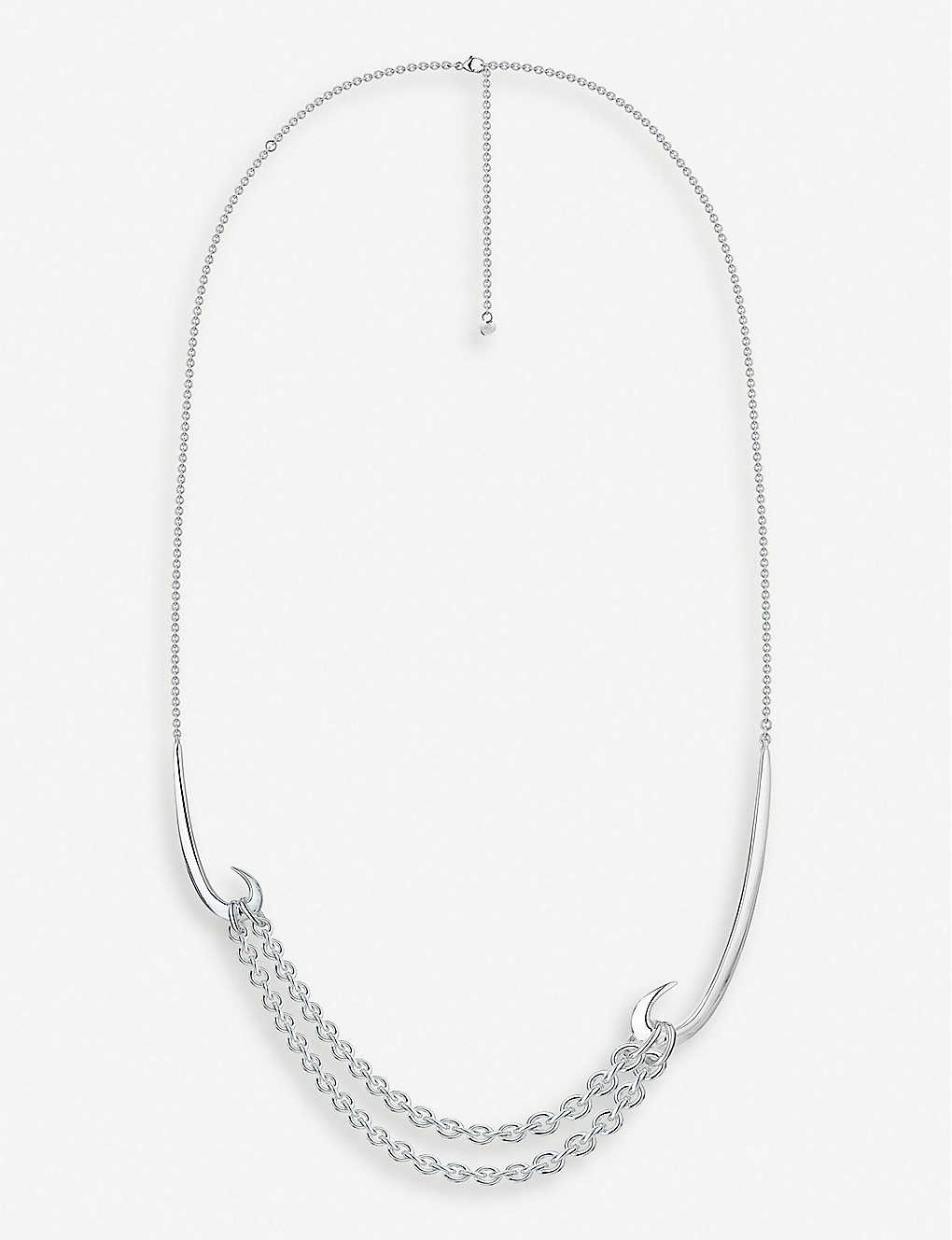 Shop Shaun Leane Women's Silver Multi-hook Sterling Silver Necklace