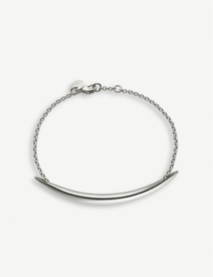 SHAUN LEANE: Quill stainless steel bracelet