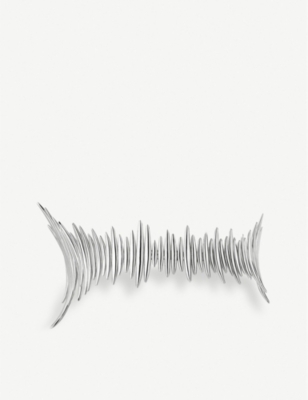 SHAUN LEANE: Quill sterling silver choker necklace